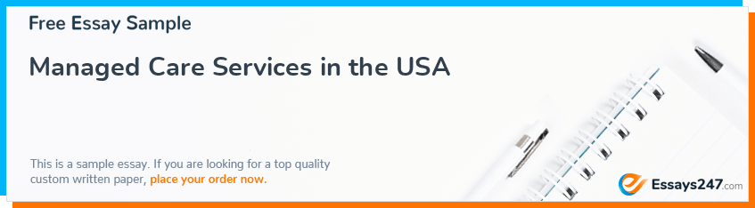 Free «Managed Care Services in the USA» Essay Sample