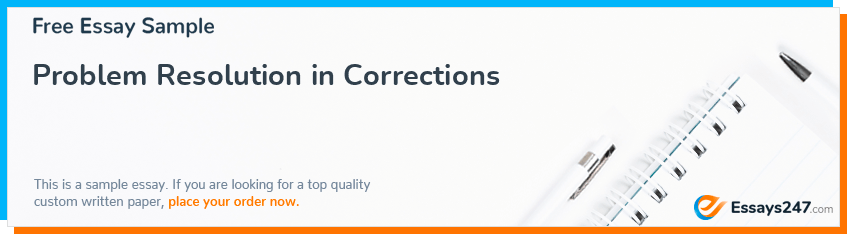 Problem Resolution in Corrections
